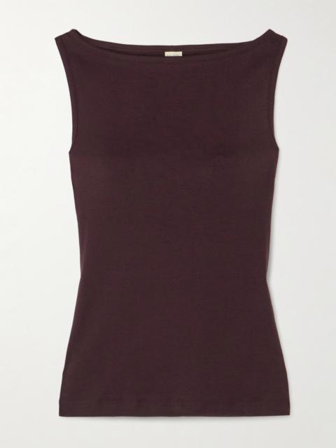 Timmi Ribbed Organic Cotton Tank