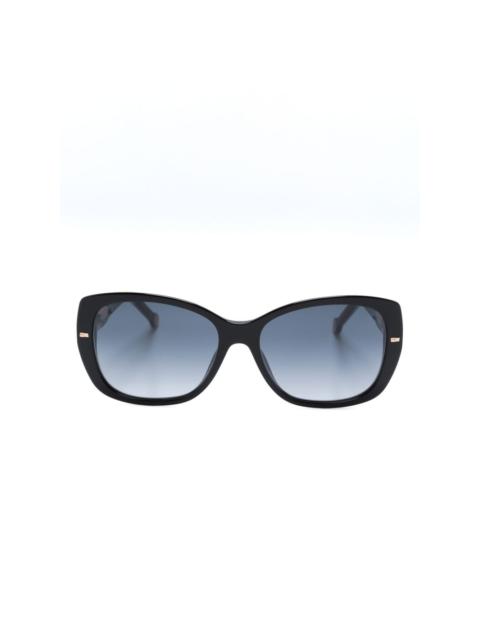 oversized-frame gradient sunglasses