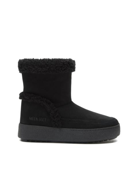sherpa-trimmed platform boots