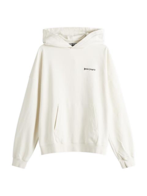 Palm Angels Classic Logo Embroidered Popover Hoodie