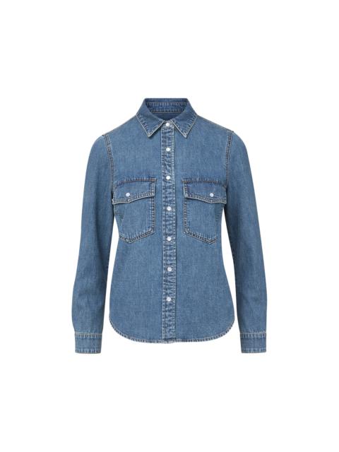 NOAH DENIM BUTTON-DOWN SHIRT