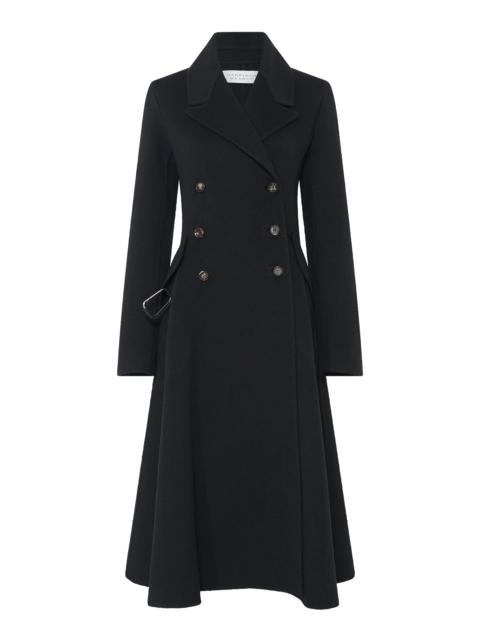 Cantwell Coat in Black Double-Face Recycled Cashmere