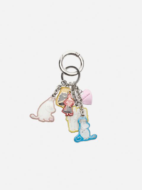 Charm keychain Acne Studios x Moomin - Silver/multicolor