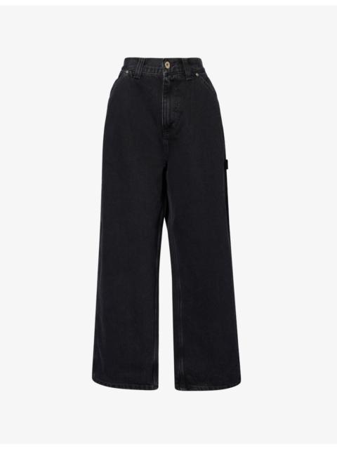 Belmont Workwear Wide-leg Denim Jeans