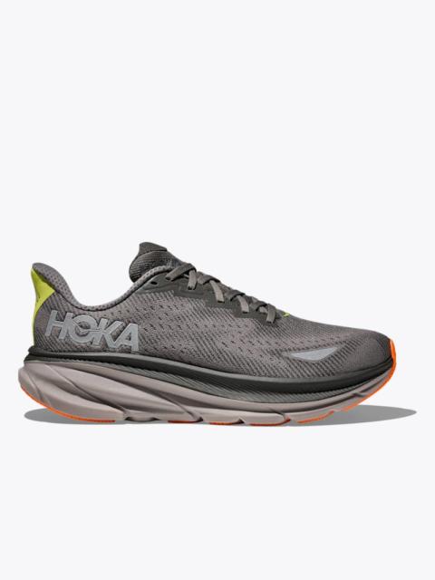 Men's Clifton 9 GTX Shoes in Asphalt Grey/Gravel