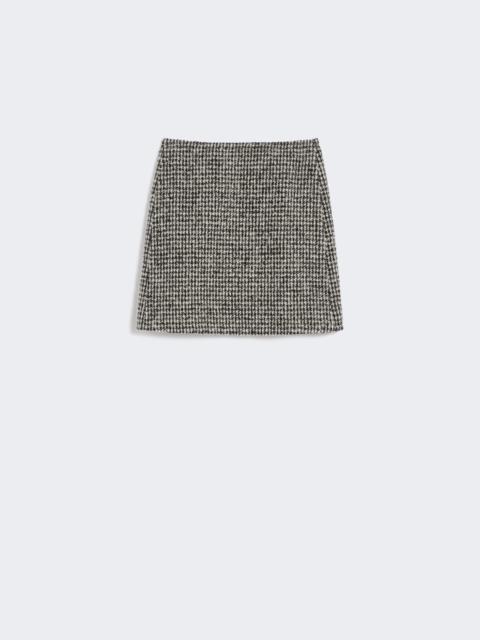 JIM Wool and alpaca mini skirt