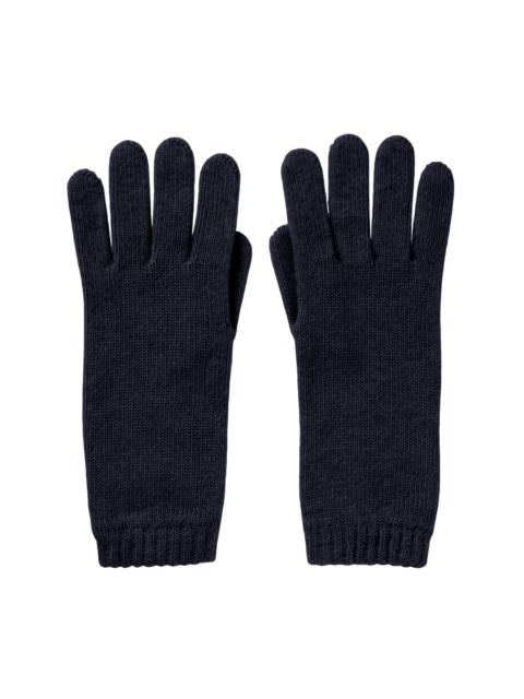 Women's Cashmere Navy Gloves