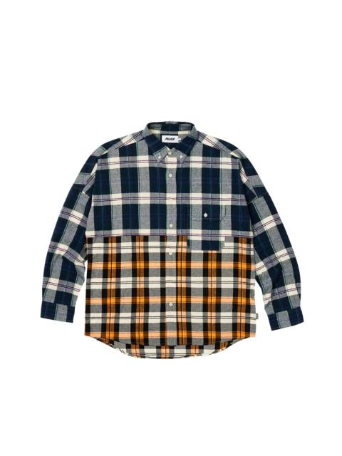 CHECKMATE DROP SHOULDER SHIRT NAVY