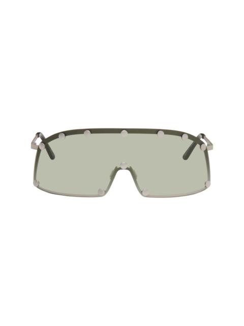Silver Shielding Sunglasses