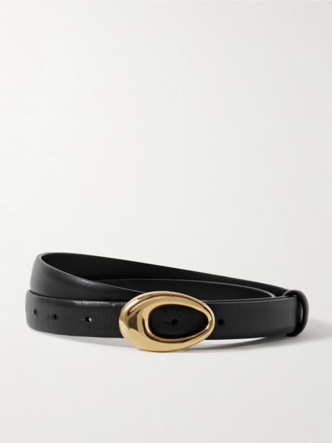 Olivia leather belt Black