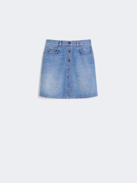 Authentic denim mini skirt - NAVY