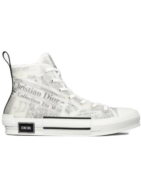 Dior B23 High Top Daniel Arsham Newspaper