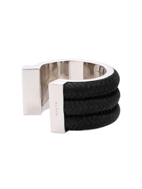 Cotton Cord Cuff black
