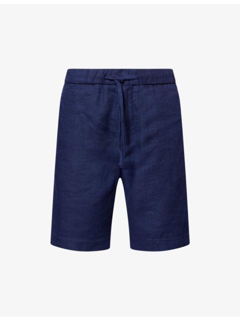 Felipe elasticated-waist linen and cotton-blend shorts