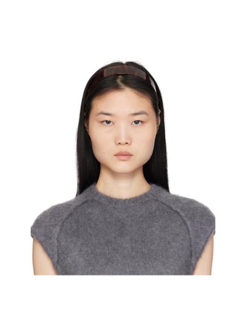 Brown Thin Bessette Headband