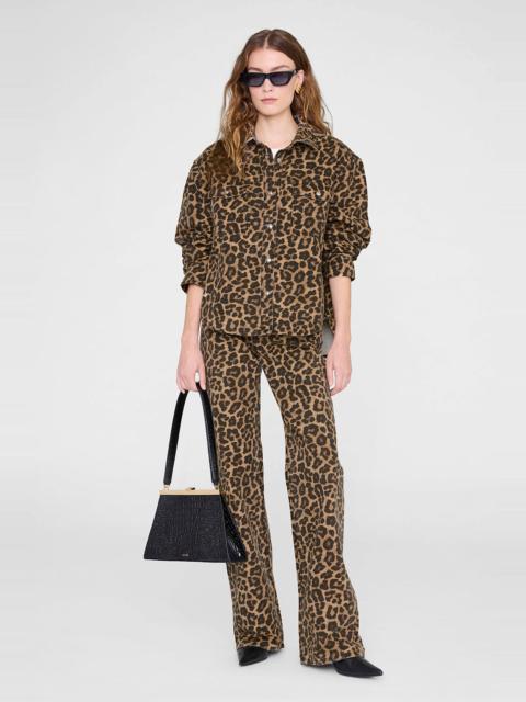 Paxton Shirt - Black And Brown Leopard