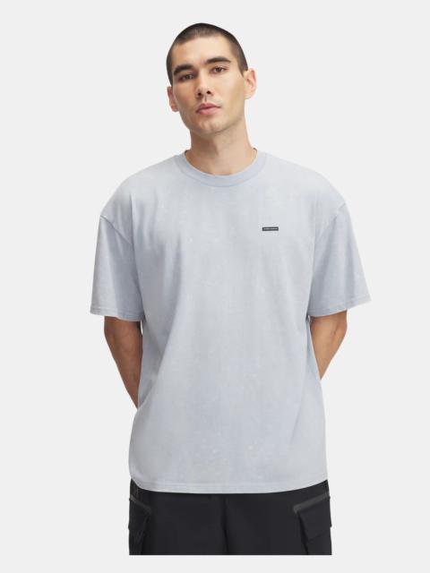 Men's UA Heavyweight Oversized Logo Wash Short Sleeve