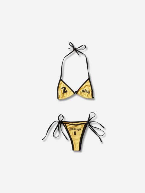 Women's Bikini Set Yellow / Black