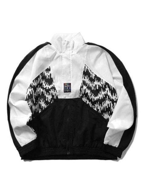 PUMA TFS OG AOP Track Jacket Retro Sports Black White 597042-01