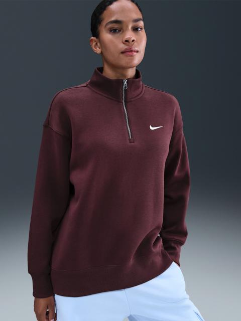 Nike Sportswear Phoenix Fleece Women's Oversized 1/4-Zip Long Sweatshirt