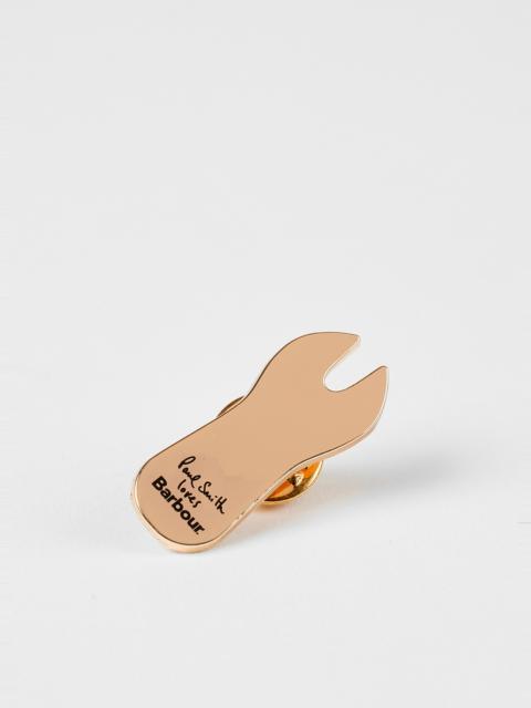 Paul Smith loves Barbour - Chip Fork Pin Badge