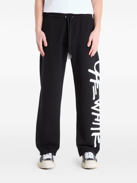 logo-print track pants