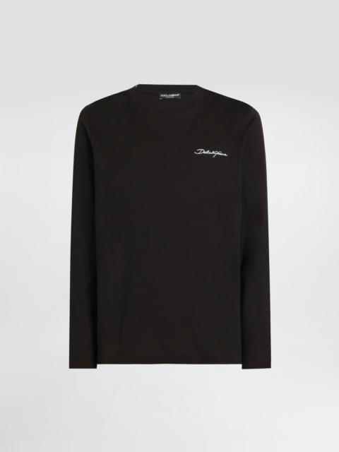 cotton t-shirt with embroidery