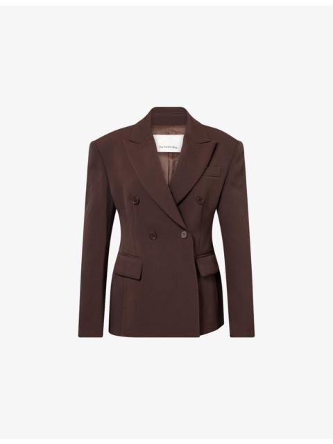 Doyer Cinched Woven Blazer