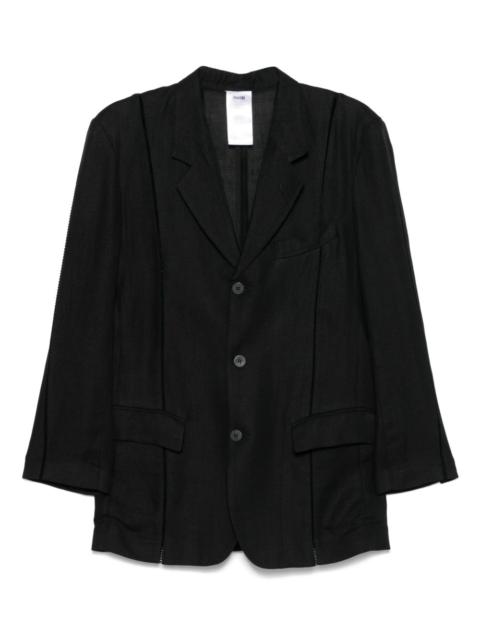 single-breasted blazer
