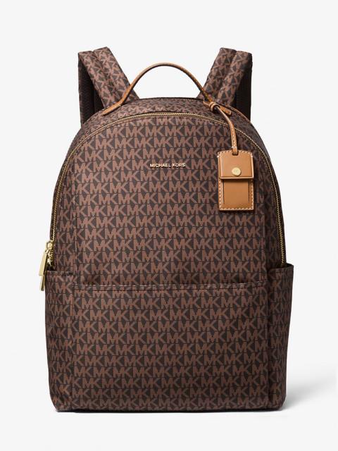 Sable Large Printed Signature Logo Backpack