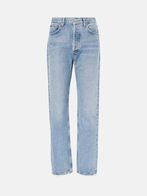 90's Pinch Waist high-rise straight jeans
