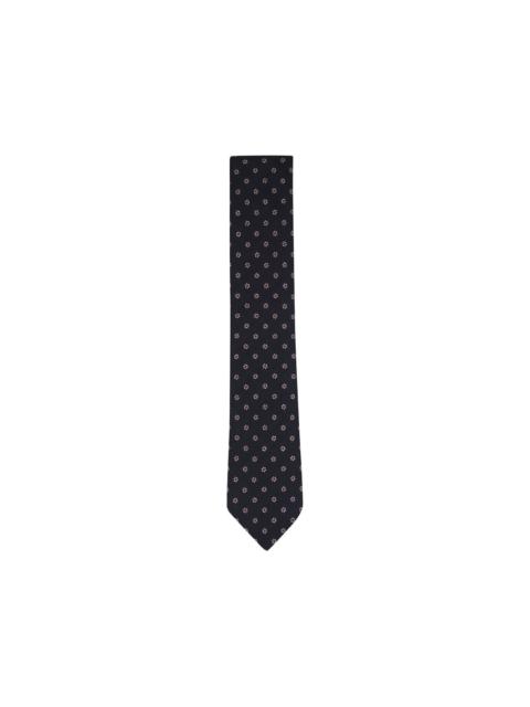 floral-pattern tie