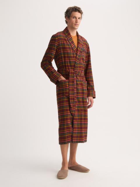 Men's Robe Kelburn Brushed Cotton Multicolor Check