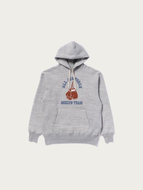 Military Print Hooded Sweatshirt - Air Force Boxing Team