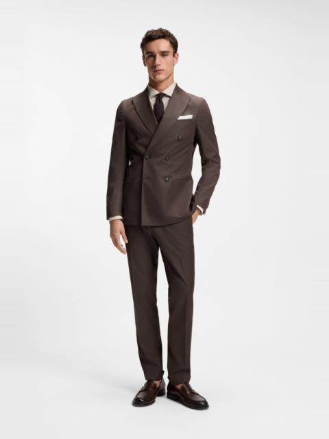 TWO-PIECE SLIM-FIT SUIT IN STRETCH COTTON