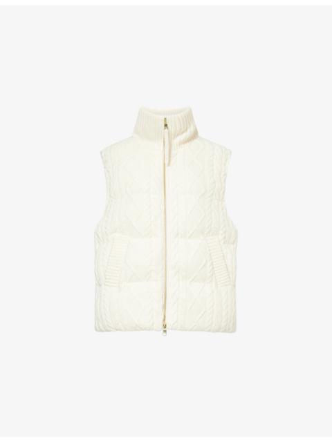 Irina Padded Knitted Gilet