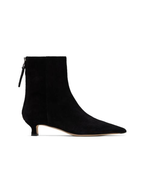 Black Zoe Suede Boots
