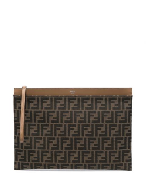 Fendi Monogram-pattern Clutch Bag
