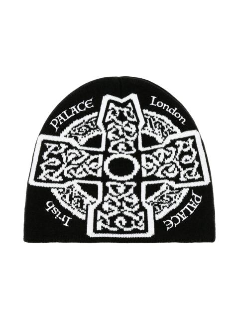 Palace Celtic Nein Cuff Beanie Black