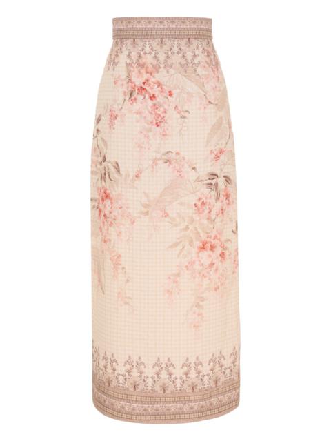 ILLUMINATE PENCIL MIDI SKIRT