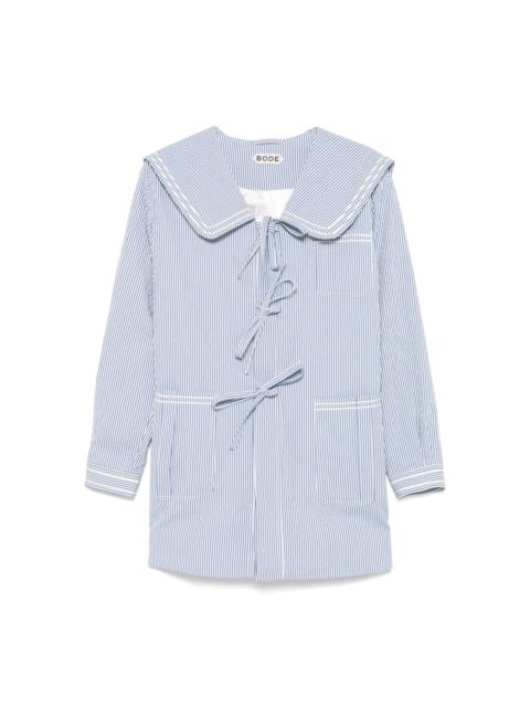 Club Stripe sailor coat