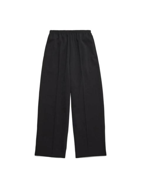 Balenciaga Elastic Waist Straight Leg Pants 'Black' 743903TNT391000