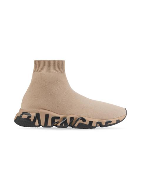 Men's Speed Graffiti Sneaker in Beige