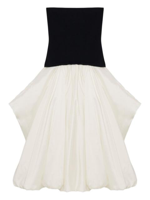 Izzy strapless midi dress