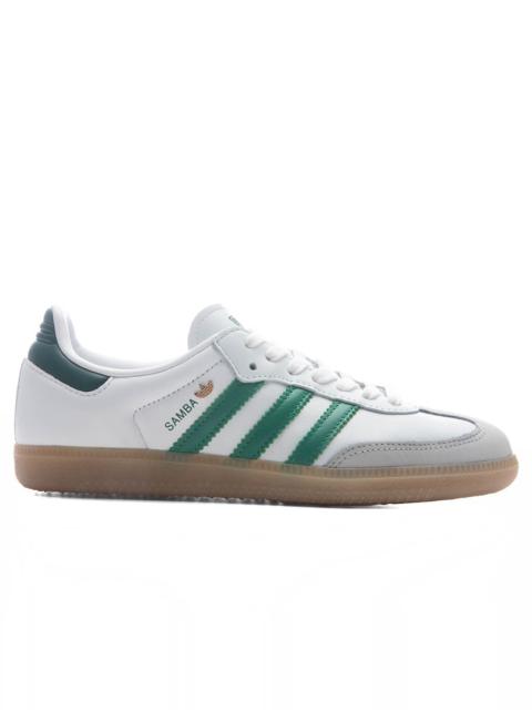 WOMEN'S SAMBA OG - CLOUD WHITE/BOLD GREEN/COLLEGIATE GREEN