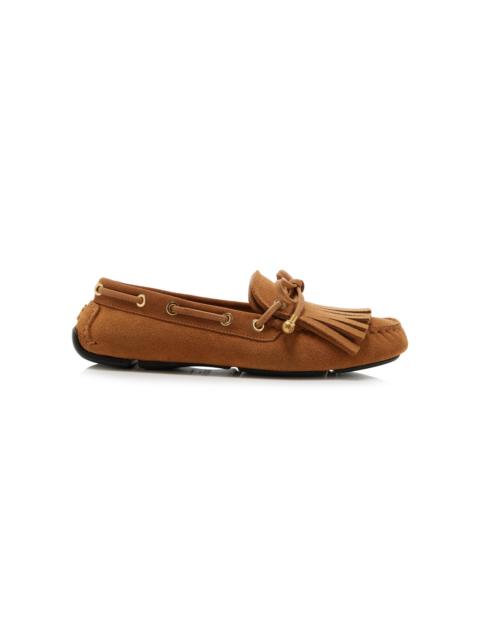 Manon Suede Loafers tan
