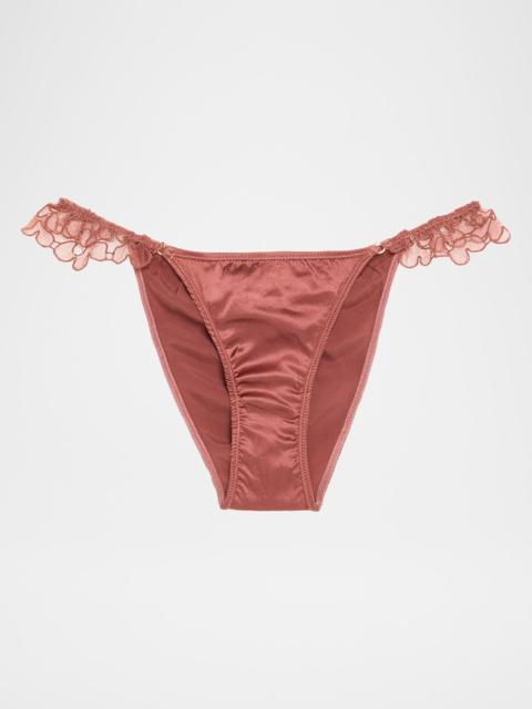 Amelie Silk Charmeuse & Lace Panties
