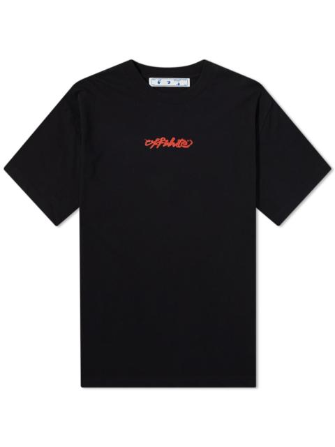 Off-White Oversized Arrow On Canvas Tee