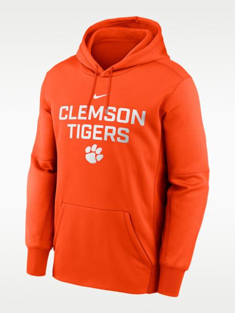 Clemson Team Stacked Men’s Nike Therma College Pullover Hoodie