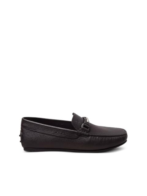City Gommino textured loafers